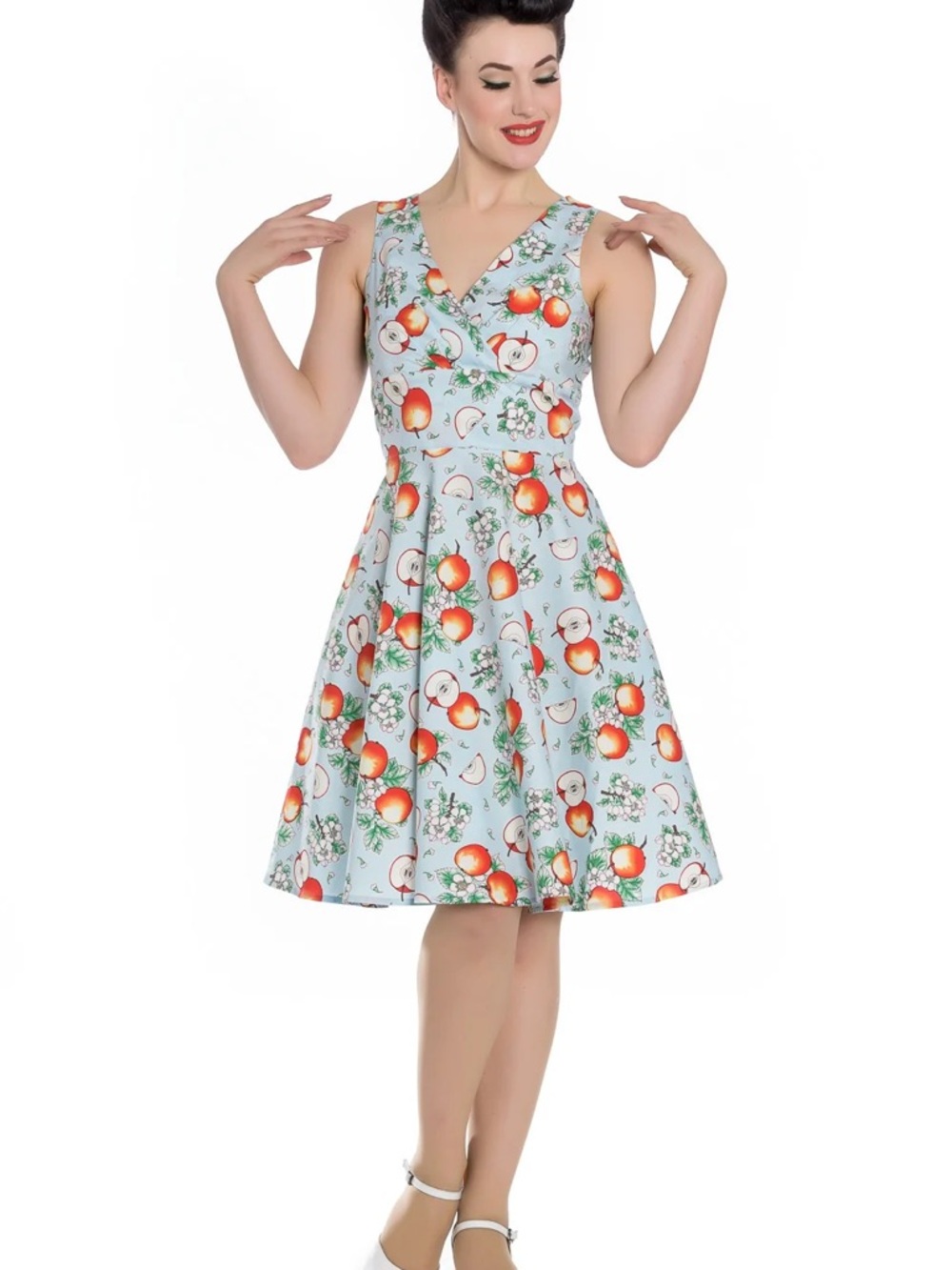 Somerset Apples Dress - Hell Bunny